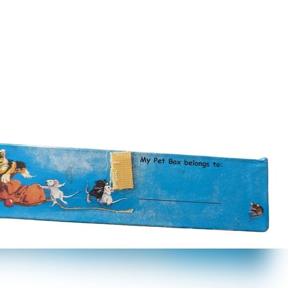 Vintage Pet box pencil box holder cat dog bird - Picture 2 of 11